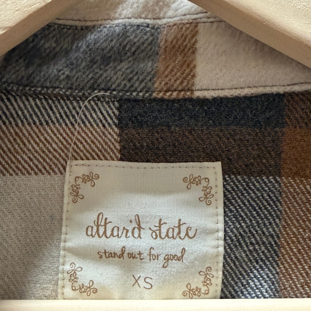 Plaid Button-Up Shacket - image 2